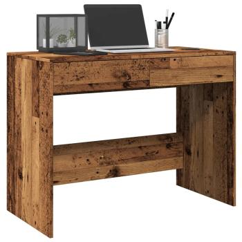 ARDEBO.de - Schreibtisch Altholz-Optik 101x50x76,5 cm Holzwerkstoff