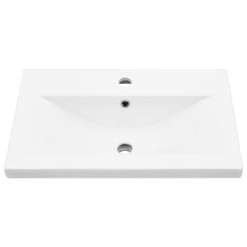 4-tlg. Badmöbel-Set Betongrau Holzwerkstoff