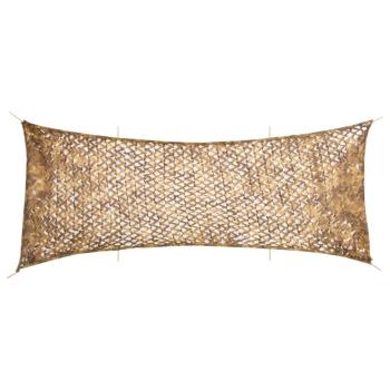 ARDEBO.de - Tarnnetz mit Aufbewahrungstasche 721x294 cm Sandfarbe