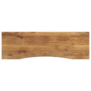 ARDEBO.de - Schreibtischplatte mit Aussparung 160x50x2,5cm Massivholz Mango
