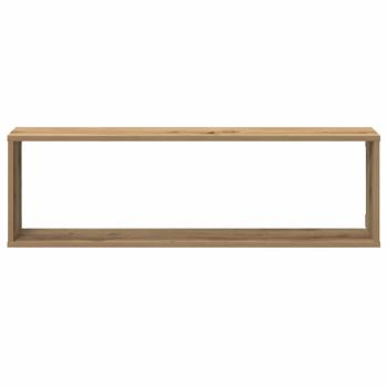 Würfel-Wandregale 2 Stk. Artisan-Eiche 100x15x30 Holzwerkstoff
