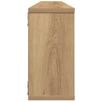 Würfel-Wandregale 2 Stk. Artisan-Eiche 100x15x30 Holzwerkstoff