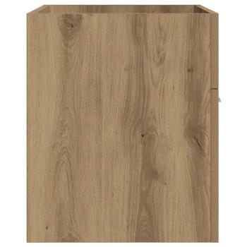Waschbeckenunterschrank Artisan-Eiche 90x38,5x46 Holzwerkstoff