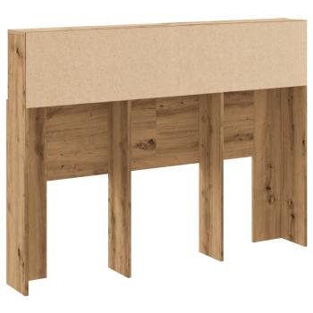 Kopfteil mit Stauraum Artisan-Eiche 140x19x103,5 cm