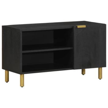 ARDEBO.de - TV-Schrank Schwarz 80x33x46 cm Holzwerkstoff