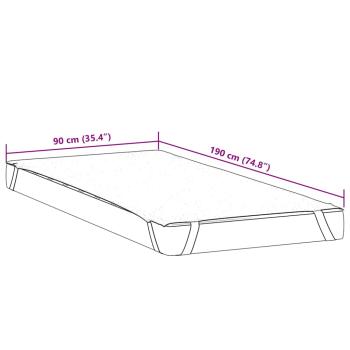 Matratzenschoner Wei? 90x190 cm Wasserdicht