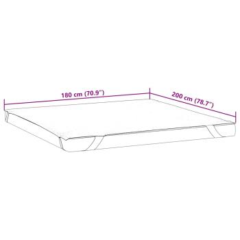 Matratzenschoner Weiß 180x200 cm Wasserdicht