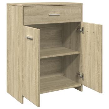 4-tlg. Badmöbel-Set Sonoma-Eiche Holzwerkstoff