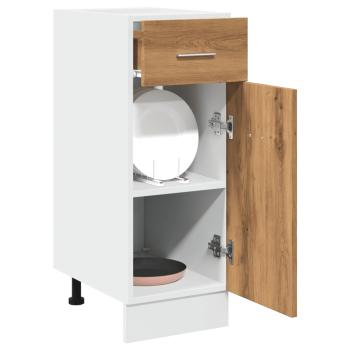 ARDEBO.de - Schubunterschrank Artisan-Eiche 30x46x81,5 cm Holzwerkstoff