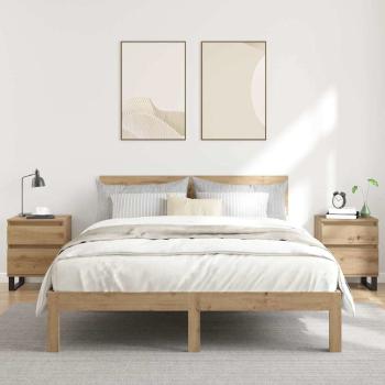 ARDEBO.de - Nachttische 2 Stk. Artisan-Eiche 40x35x50 cm Holzwerkstoff