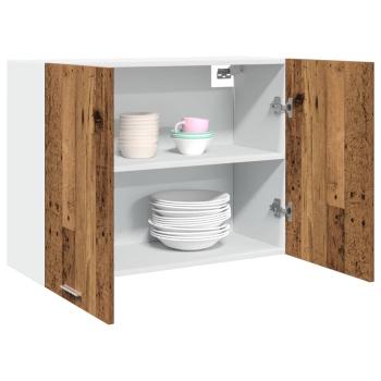 ARDEBO.de - Hängeschrank Altholz-Optik 80x31x60 cm Holzwerkstoff