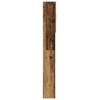Waschmaschinenschrank Altholz-Optik 64x25,5x190 cm