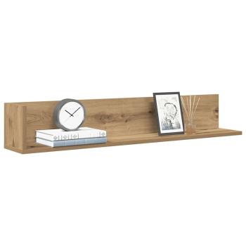 ARDEBO.de - Wandregale 2 Stk. Artisan-Eiche 100x16,5x16,5 cm Holzwerkstoff