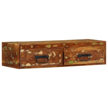 ARDEBO.de - TV-Wandschrank 80x30x19 cm Altholz Massiv