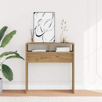 ARDEBO.de - Konsolentisch Artisan-Eiche 78x30x80 cm Holzwerkstoff