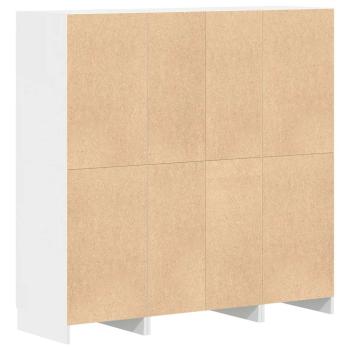 3-tlg. Küchenschrank-Set Weiß Holzwerkstoff