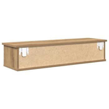 Wandschrank Artisan-Eiche 88x26x18,5 cm Holzwerkstoff