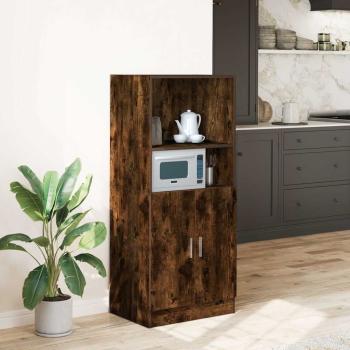 ARDEBO.de - Küchenschrank Räuchereiche 57x41,5x131,5 cm Holzwerkstoff