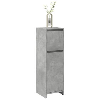 ARDEBO.de - Badezimmerschrank Betongrau 30x30x95 cm Holzwerkstoff