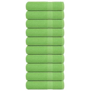 Badetücher 10 Stk. Apfelgrün 100x150 cm 360 g/m² 100% Baumwolle