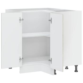 Küchen-Eckunterschrank Porto Betongrau Holzwerkstoff