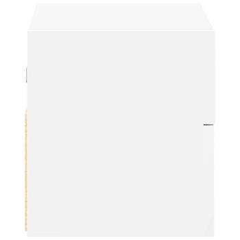 Wand-Nachttische 2 Stk. Weiß 45x26x28,5 cm