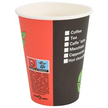 ARDEBO.de - Pappbecher mit Deckeln 1000 Stk. 4oz 100ml