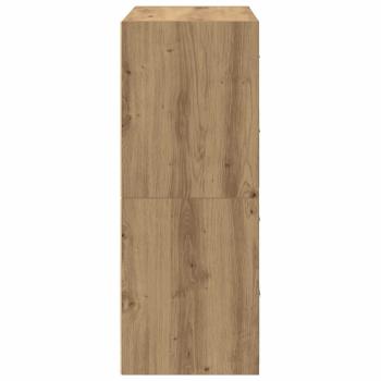 Schränke mit 2 Schubladen 2 Stk. Artisan-Eiche 60x31x40cm