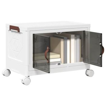 ARDEBO.de - Aufbewahrungsbox mit Rädern Stapelbar 28 L 48x29,5x33 cm