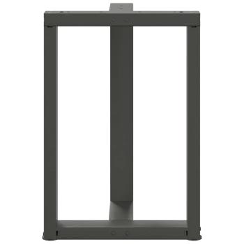 Esstischbeine T-Form 2 Stk. Anthrazit 50x35x(72-73) cm Stahl