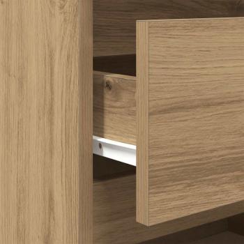 Nachttische 2 Stk. Artisan-Eiche 40x35x62,5 cm Holzwerkstoff