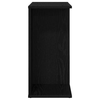Nachttische 2 Stk. Schwarz Eichen-Optik 46,5x29x61 cm