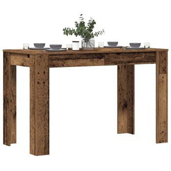 ARDEBO.de - Esstisch Altholz-Optik 120x60x76 cm Holzwerkstoff