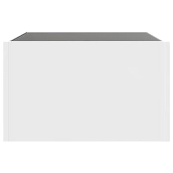 Couchtisch mit Infinity-LED Weiß 50x50x30 cm