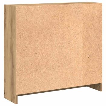 Bücherregal Artisan-Eiche 80x24x76cm Holzwerkstoff