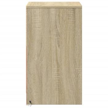 Nachttisch mit LED-Leuchten Sonoma Eiche Holzwerkstoff