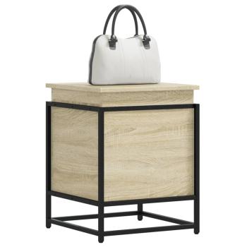 ARDEBO.de - Aufbewahrungsbox mit Deckel Sonoma 40x40x51,5 cm Holzwerkstoff