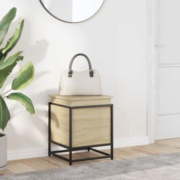 Aufbewahrungsbox mit Deckel Sonoma 40x40x51,5 cm Holzwerkstoff