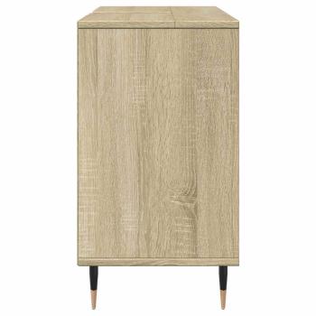 Badschrank Sonoma-Eiche 80x33x60 cm Holzwerkstoff