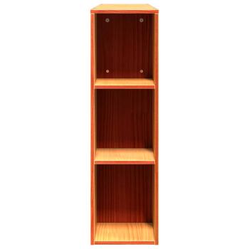 Kopfteil mit Stauraum Wachsbraun 160 cm Massivholz Kiefer
