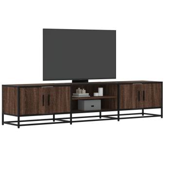 ARDEBO.de - TV-Schrank Braun Eichen-Optik 180x35x41 cm Holzwerkstoff