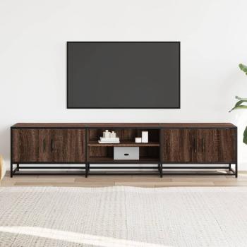 TV-Schrank Braun Eichen-Optik 180x35x41 cm Holzwerkstoff