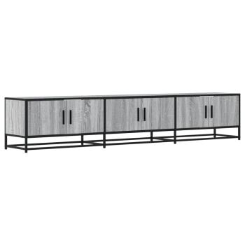 ARDEBO.de - TV-Schrank Grau Sonoma 210x35x41 cm Holzwerkstoff