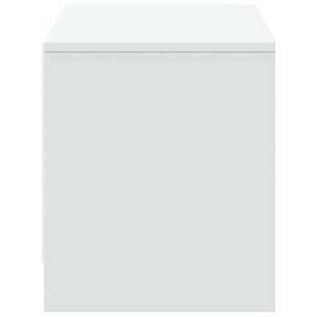 TV-Schrank mit LED-Beleuchtung Weiß 97x34x40 cm Holzwerkstoff