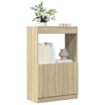 ARDEBO.de - Highboard Sonoma-Eiche 63x33x100 cm Holzwerkstoff
