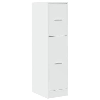 Apothekerschrank Weiß 30x41x118 cm Holzwerkstoff
