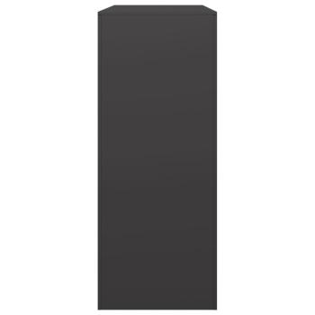 Brennholzregal Schwarz 100x40x100 cm Stahl