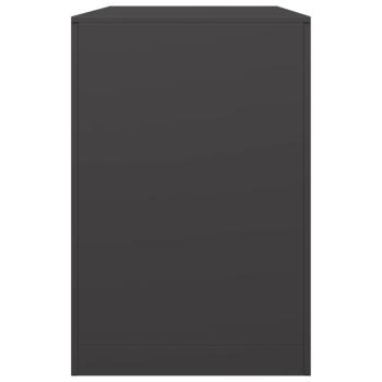 Brennholzregal Schwarz 100x40x60 cm Stahl