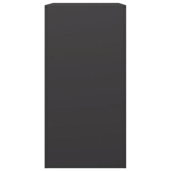 Brennholzregal Schwarz 60x40x80 cm Stahl