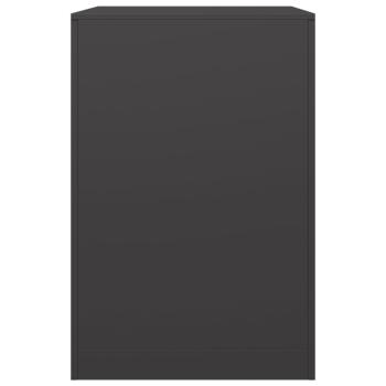 Brennholzregal Schwarz 60x40x60 cm Stahl